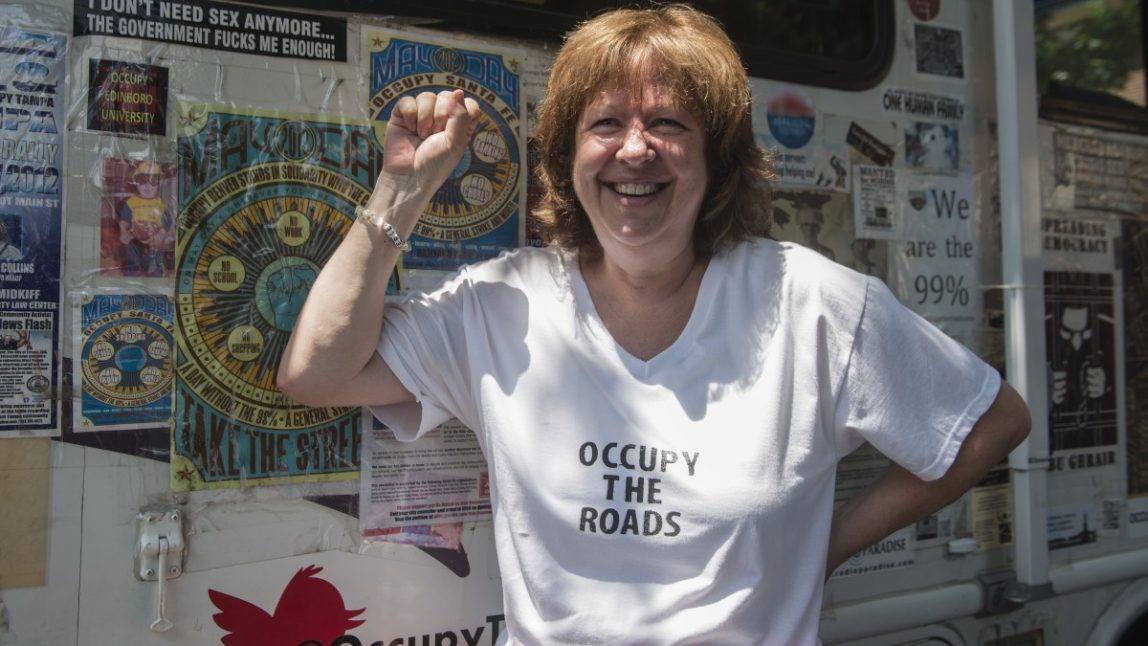 Wilson has traveled more than 16,000 miles across the United States after founding Occupy The Roads. (Mannie Garcia/MintPress)
