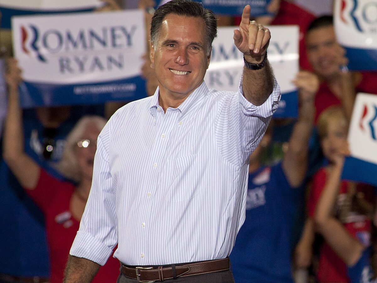 Republican presidential candidate Mitt Romney, left, and his vice presidential running mate Rep. Paul Ryan, R-Wis., arrive at a campaign rally Sunday, August 12, 2012 in Mooresville, N.C. at the NASCAR Technical Institute. (AP Photo/Jason E. Miczek)