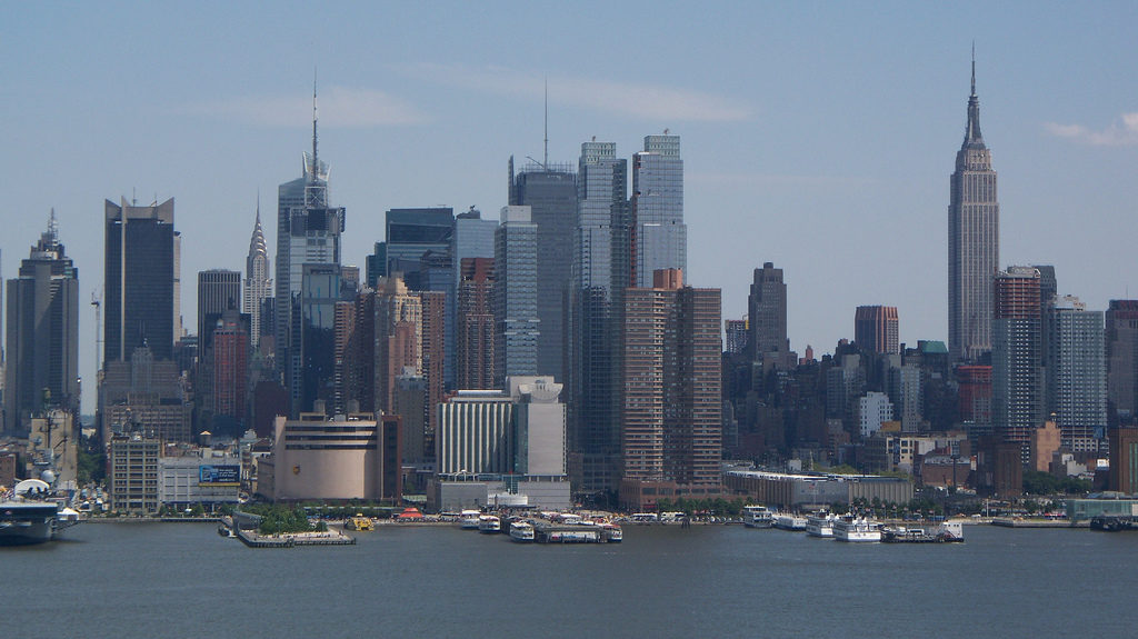 The New York City skyline is shown here. (Photo by Eva Abreu via Flikr)