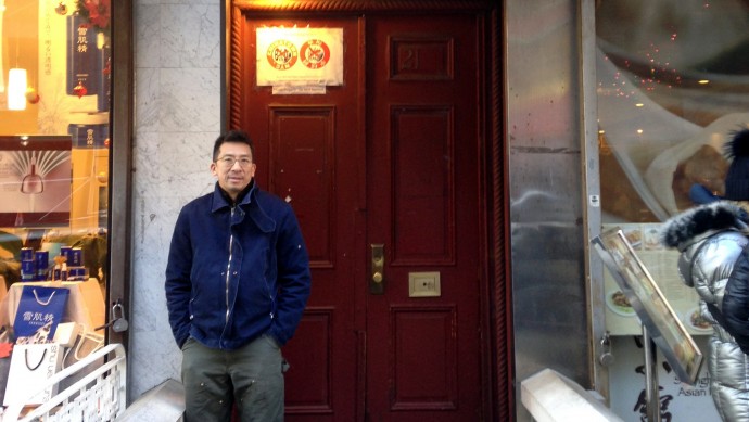 Jon Lee, Mott Street, Chinatown, New York, grandson of the one of original Chinatown families. (Photo/Rebecca S. Myles)