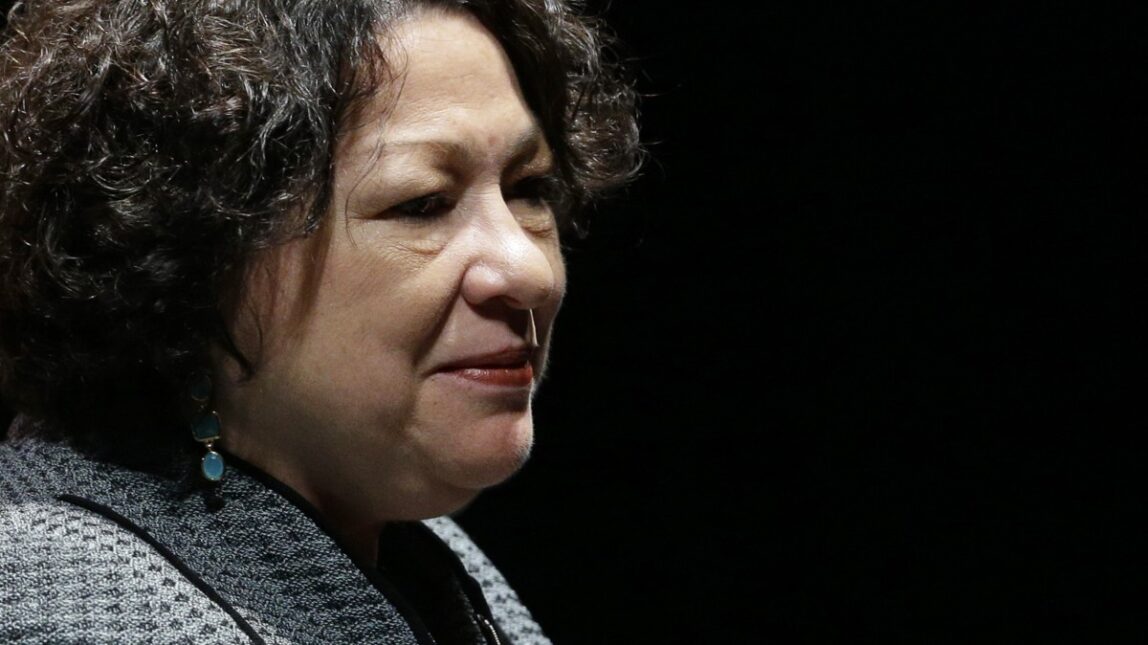 Justice Sonia Sotomayor called the decision a threat to constitutional rights. (AP Photo/Patrick Semansky)