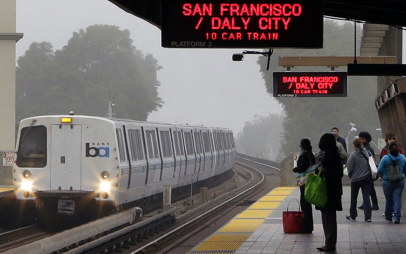 Bay Area Rapid Transit (BART) in the city of Oakland (AP/Ben Margot) Bay Area Rapid Transit (BART) in the city of Oakland (AP/Ben Margot)