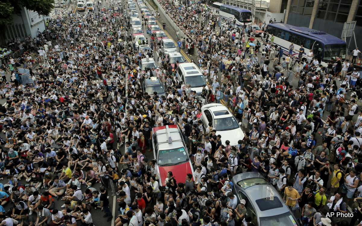 APTOPIX Hong Kong Democracy Protest