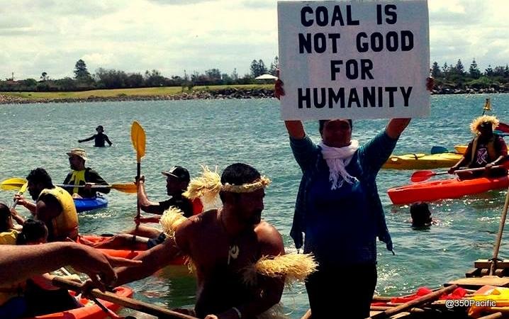 Canoes vs. Coal Ships: Climate Warriors Blockade World’s Largest Coal Port