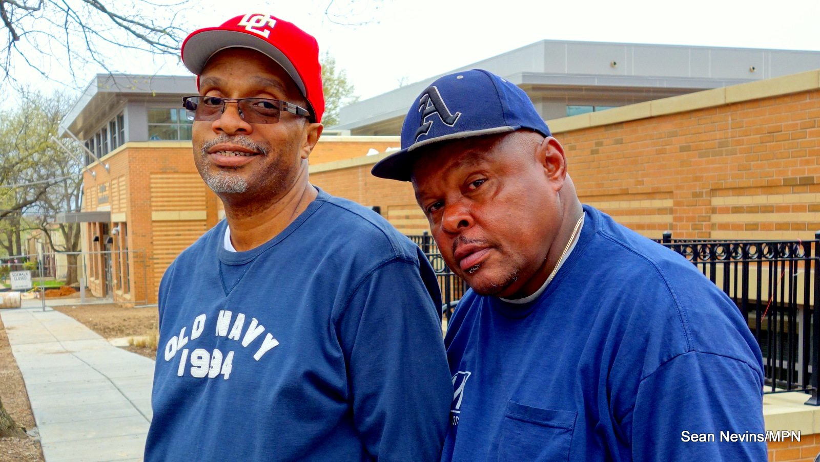 4) Ray (left), 57, and Alex (right), 61, both grew up in Barry Farm, Washington DC. 
