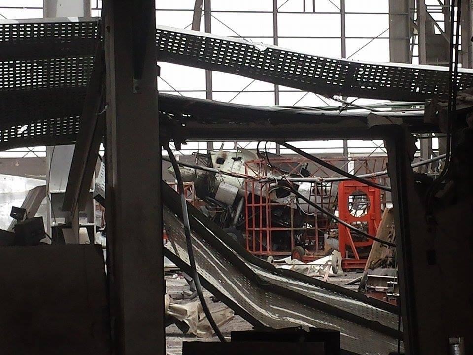 Destruction at Sanaa International Airport.  - Sana'a airport, March 30, 2015. (Photo: Mohammed Al Bukhaiti)