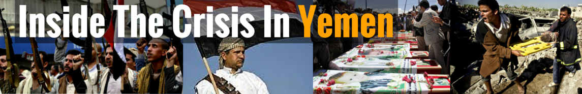 The Crisis in Yemen Banner