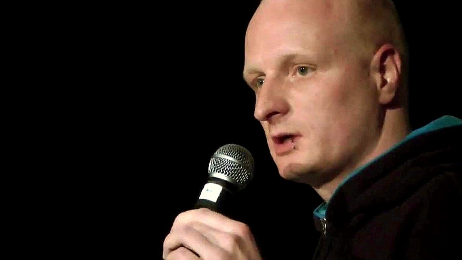 Andre Meister, a journalist with Netzpolitik.org, has been charged with treason. Photograph: YouTube
