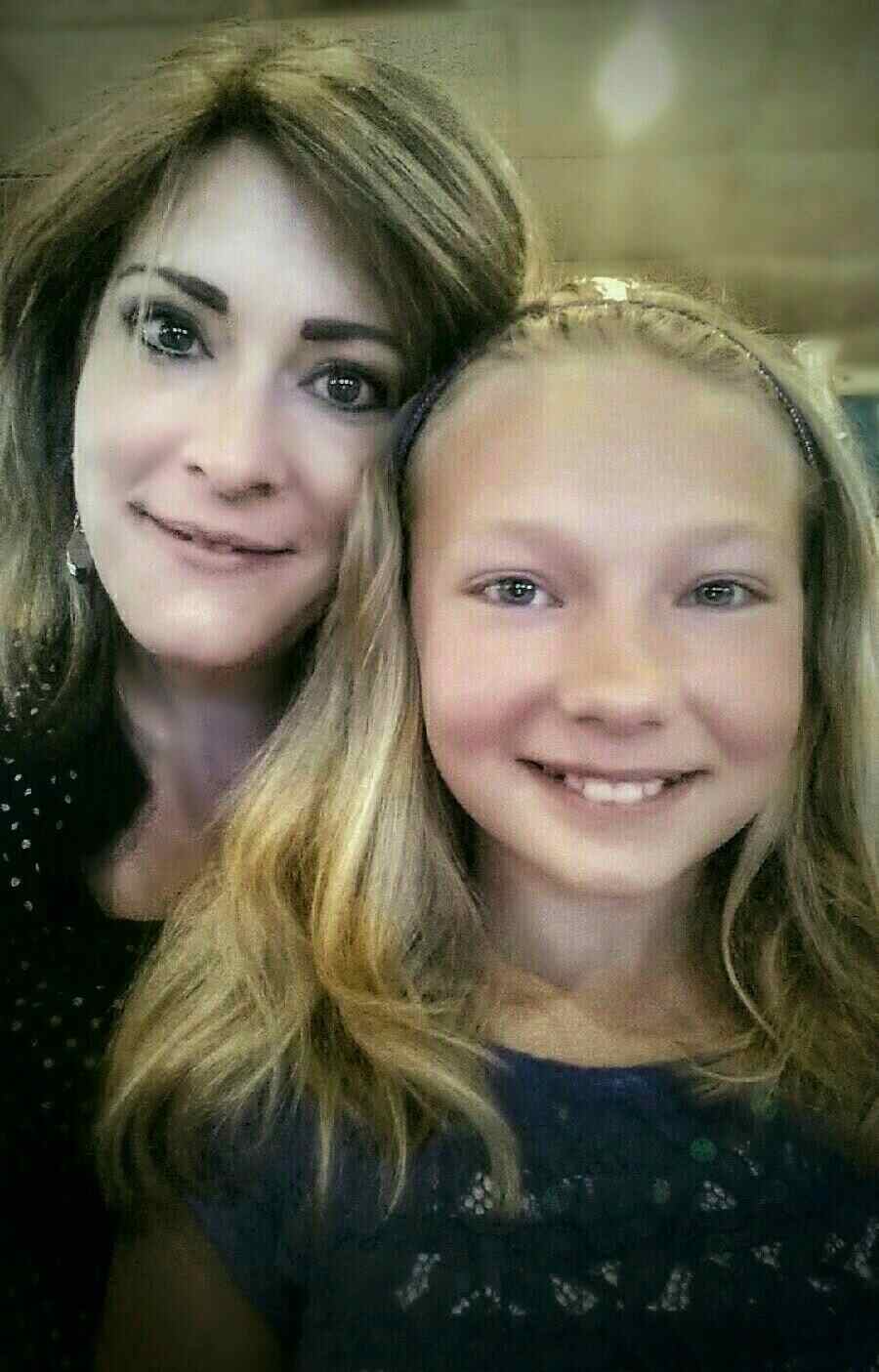 Amber Ostrom with her daughter, Georgia.