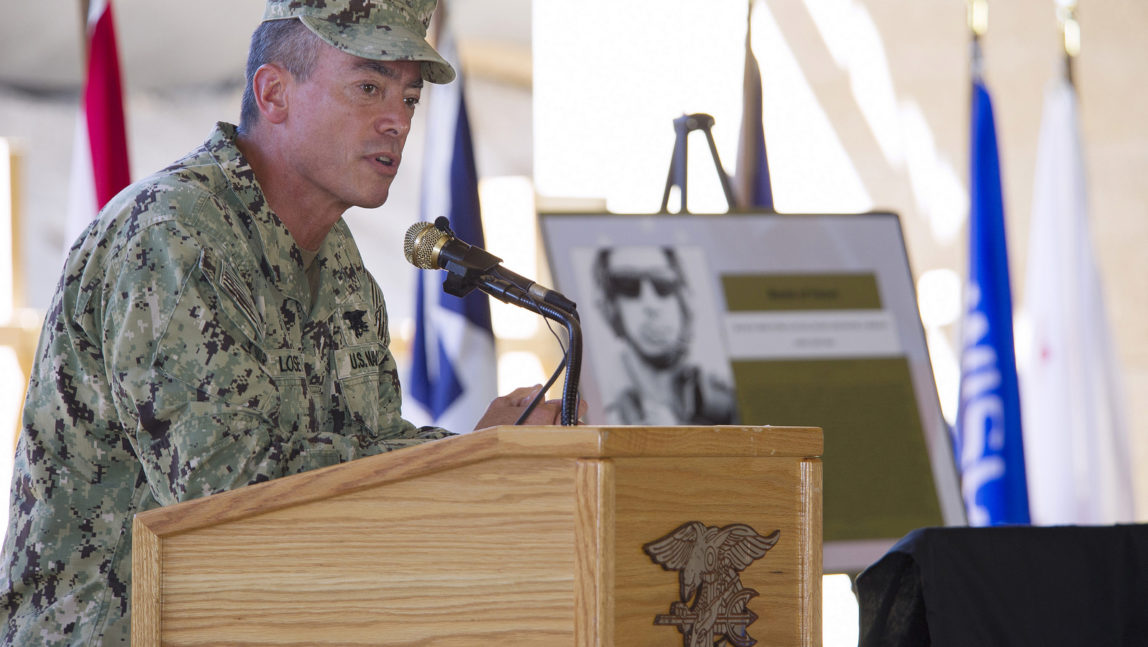 U.S. Navy Rear Adm. Brian Losey, commander of Naval Special Warfare Command.