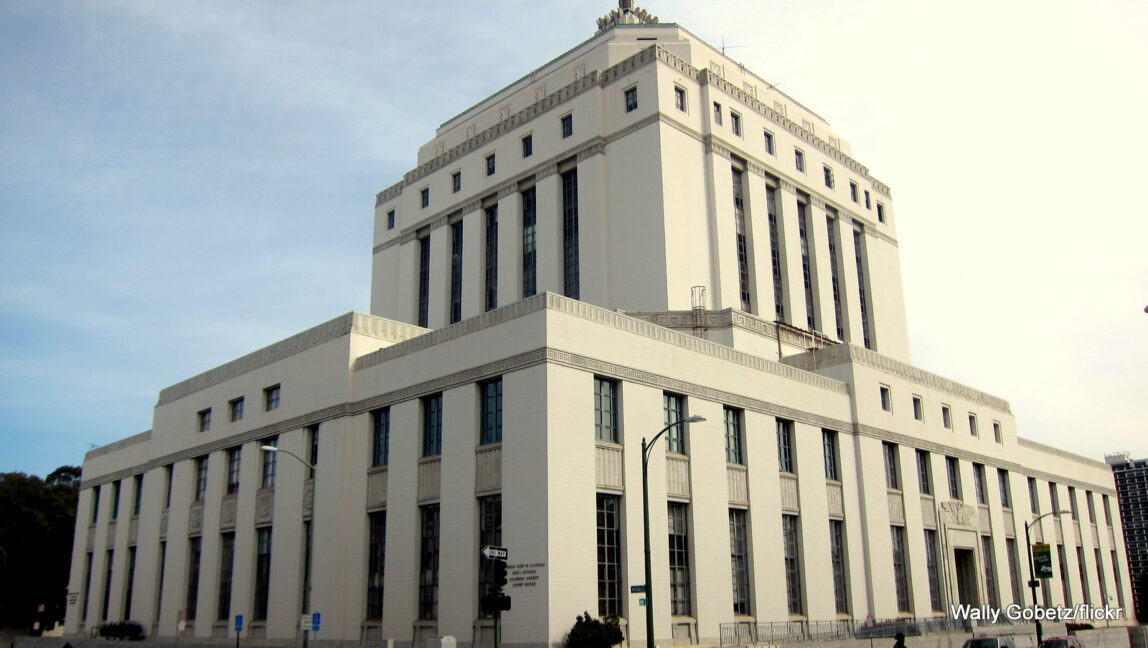 Alameda County Courthouse, known as the René C. Davidson Courthouse, at 1225 Fallon Street.