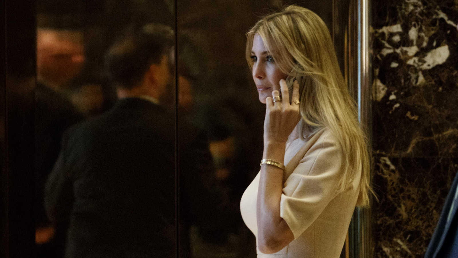 Ivanka Trump, daughter of President-elect Donald Trump, arrives at Trump Tower, Friday, Nov. 11, 2016, in New York. (AP Photo/ Evan Vucci)
