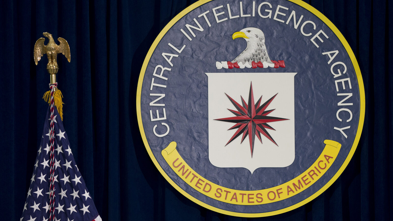 The seal of the Central Intelligence Agency at CIA headquarters in Langley, Va. (AP/Carolyn Kaster)