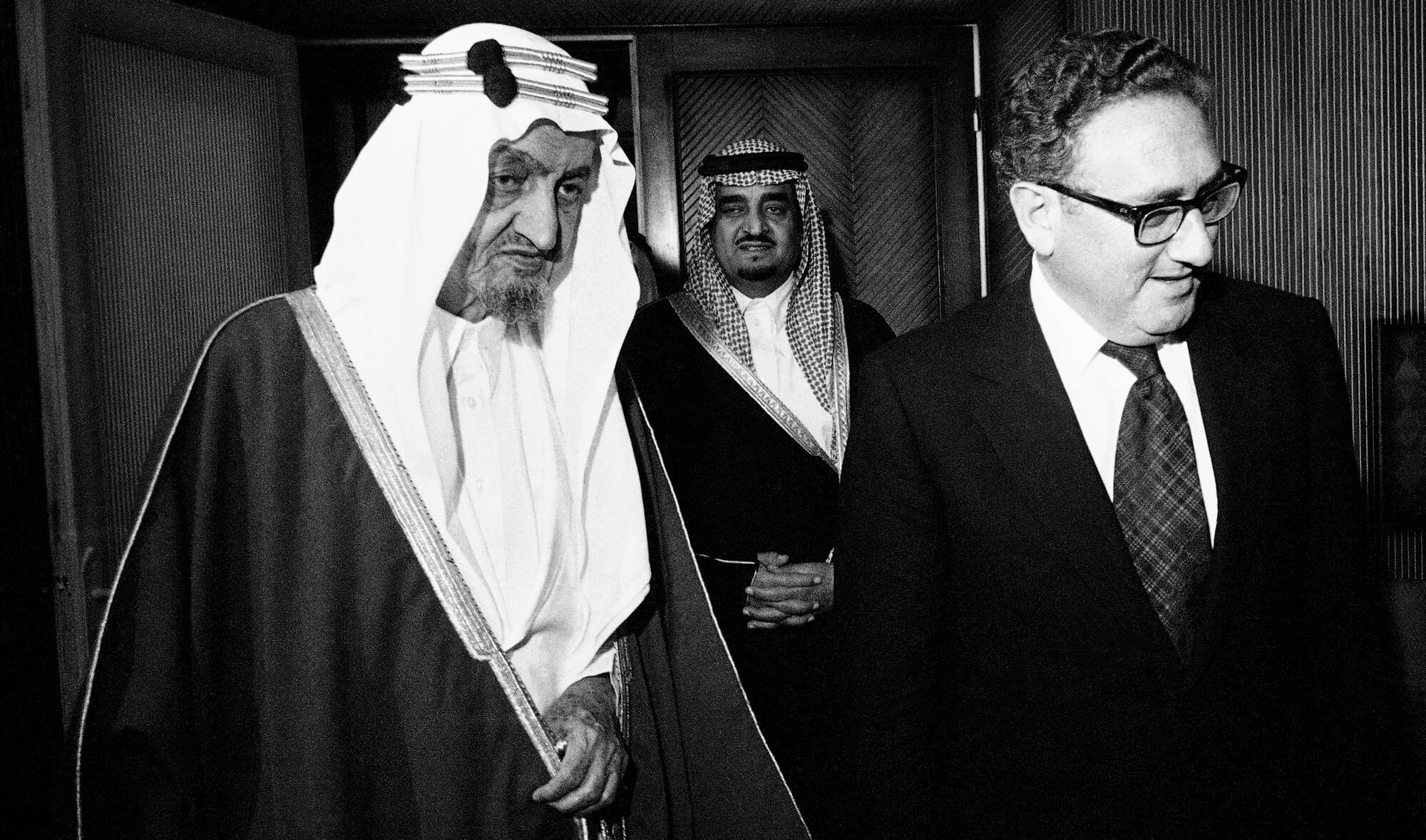 Henry Kissinger, King Faisal of Saudi Arabia