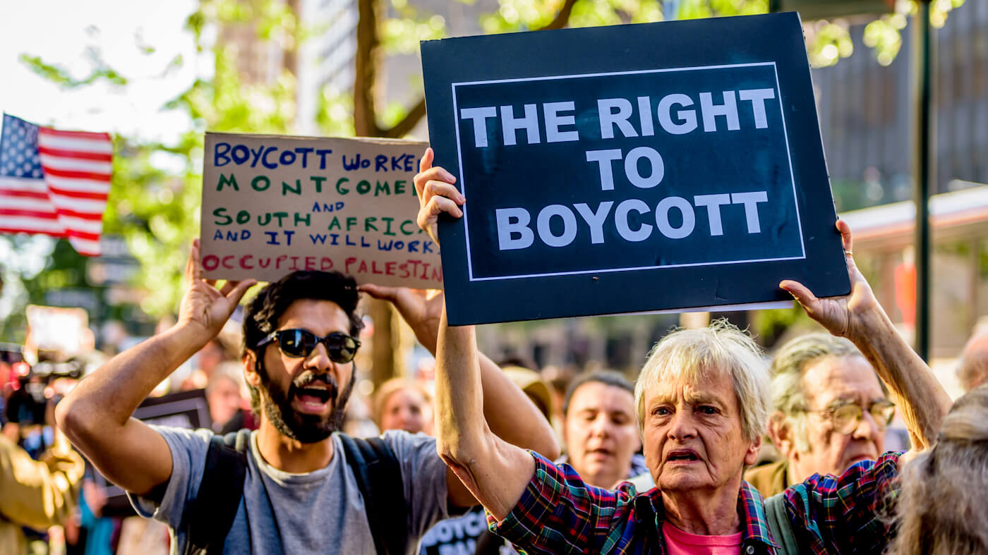 BDS Protest