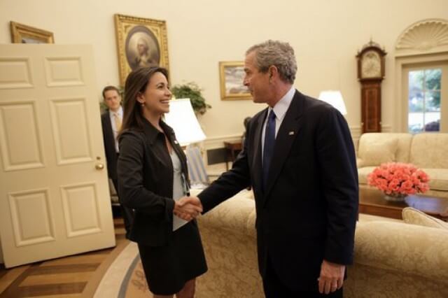 maria corina machado | george bush