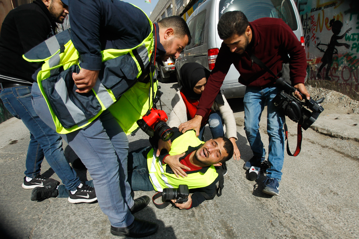 Palestinian journalists 