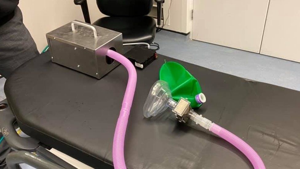 Coronavirus homemade emergency ventilator