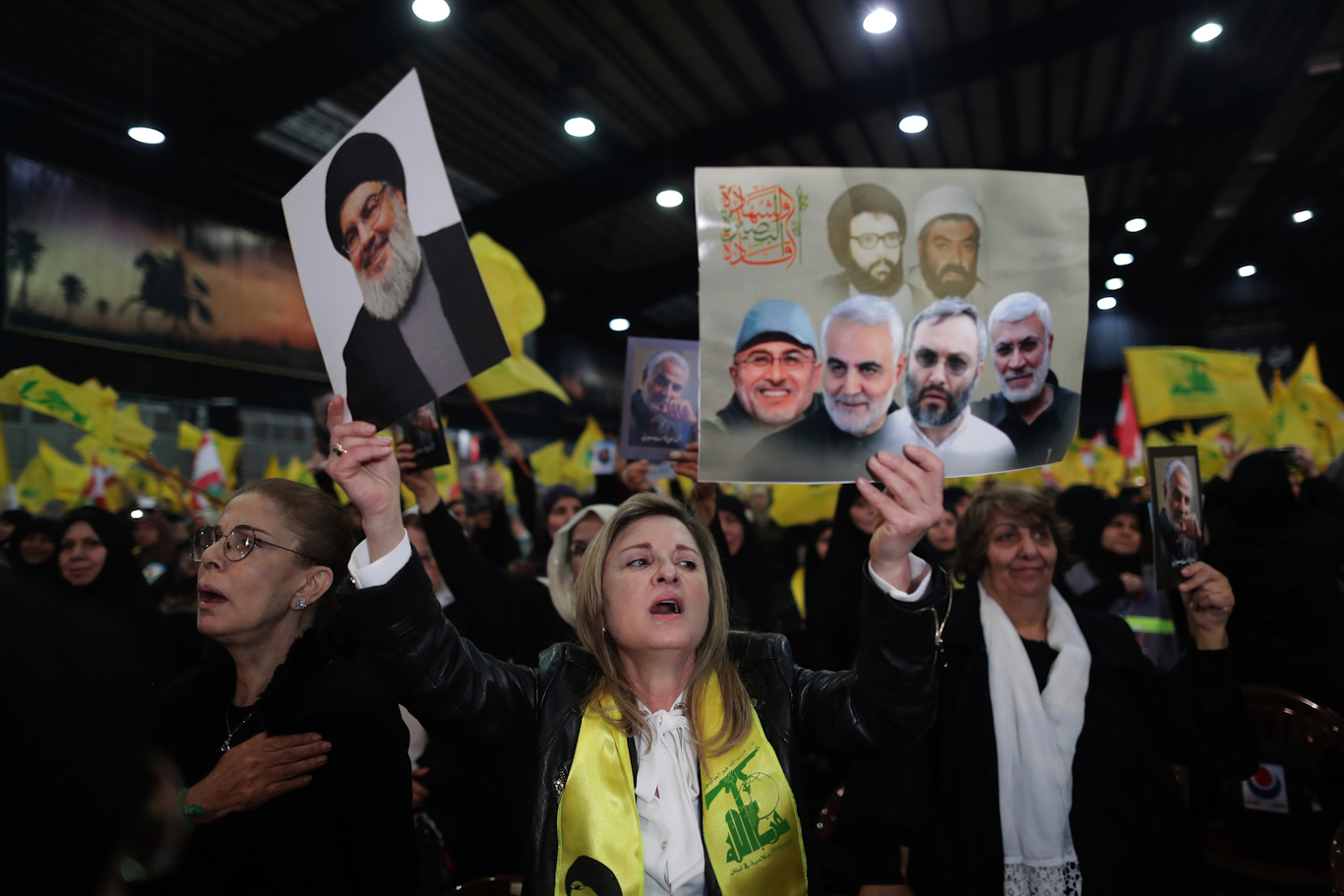 Christian Hezbollah supporter