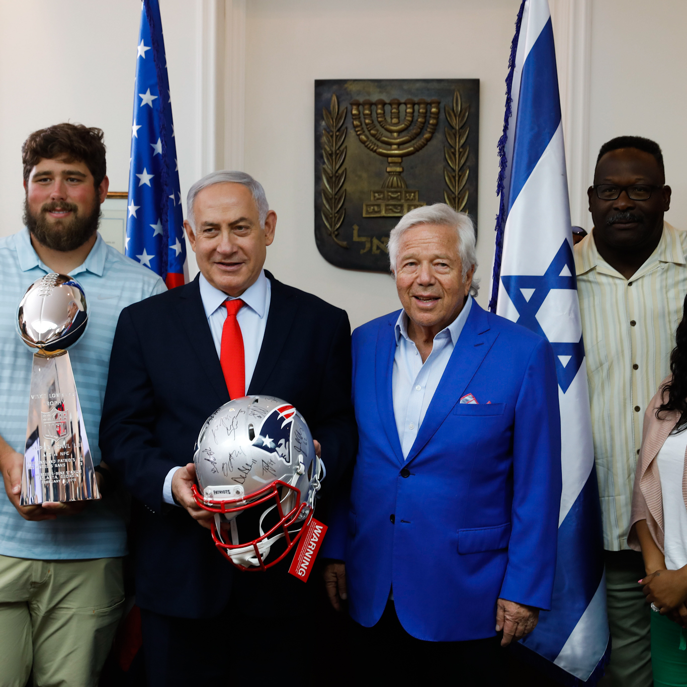 Benjamin Netanyahu Robert Kraft