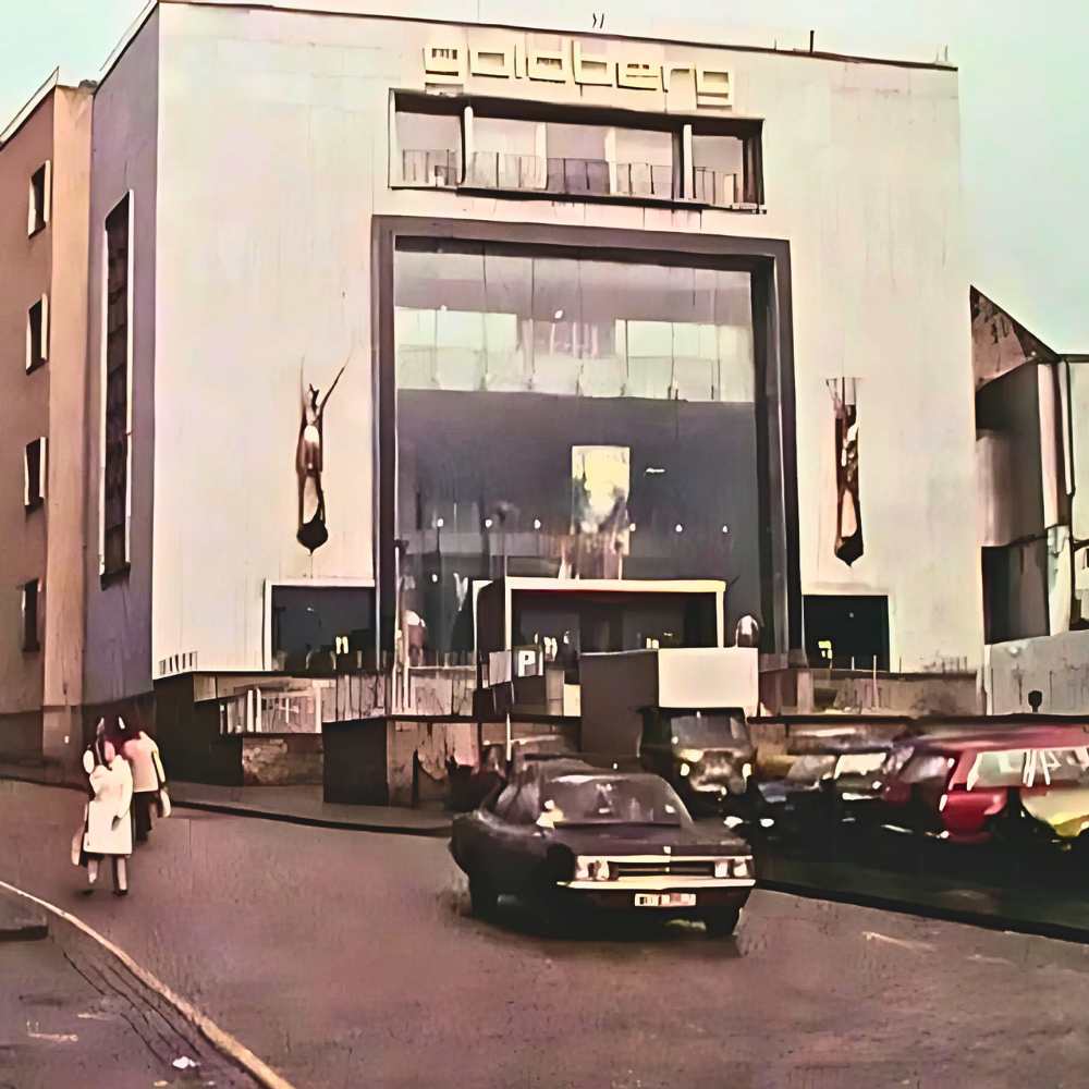 Goldbergs’ Edinburgh store at Tollcross in 1983. Source | A. Goldberg & Sons Ltd archive